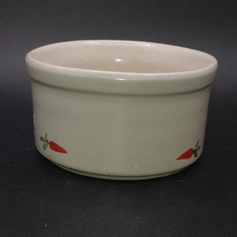 Robinson Ransbottom Handpainted Rabbits Stoneware Small Crock 2 Inch Spring - Picture 3 of 12